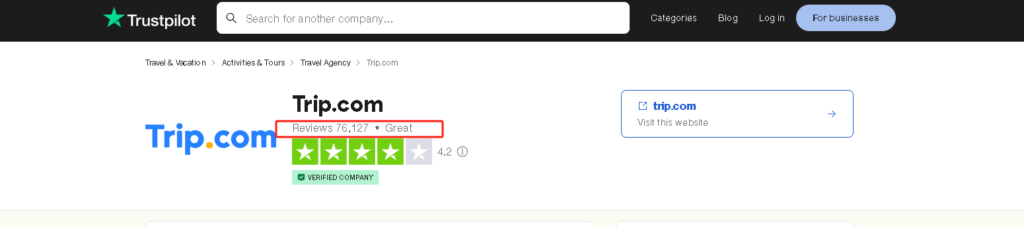Thousands-of-trustpilot-reviews-on-trip.com